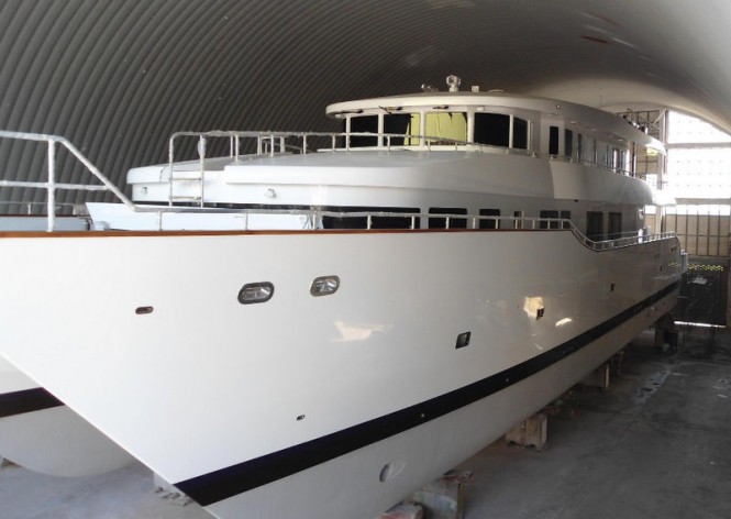 Silkline 37m catamaran yacht Phatsara designed by Incat Crowther due to be launched in March 2012