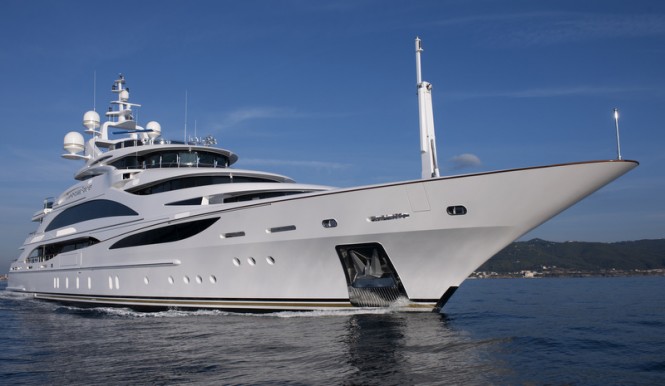 Benetti 61m FB253 luxury yacht Diamonds Are Forever: the largest vessel ever exhibited at Miami Boat Show
