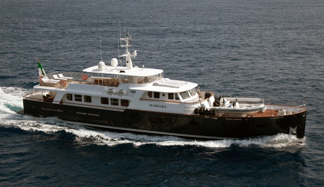 Seakeeper gyros stabilise charter yacht MARHABA