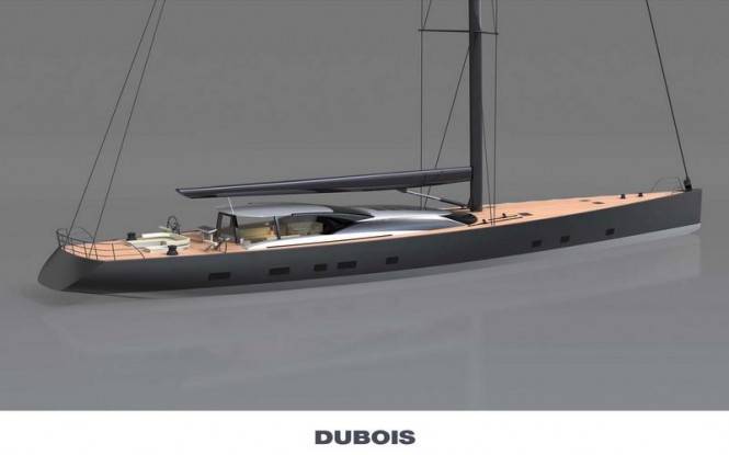 Dubois designed 46m sailing yacht Hull 3067 in build by Vitters Shipyard due for completion in 2013