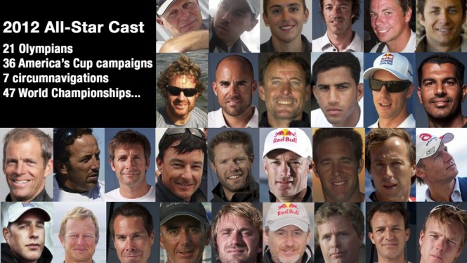 All-Star 9 Nation Cast for Extreme Sailing Series 2012