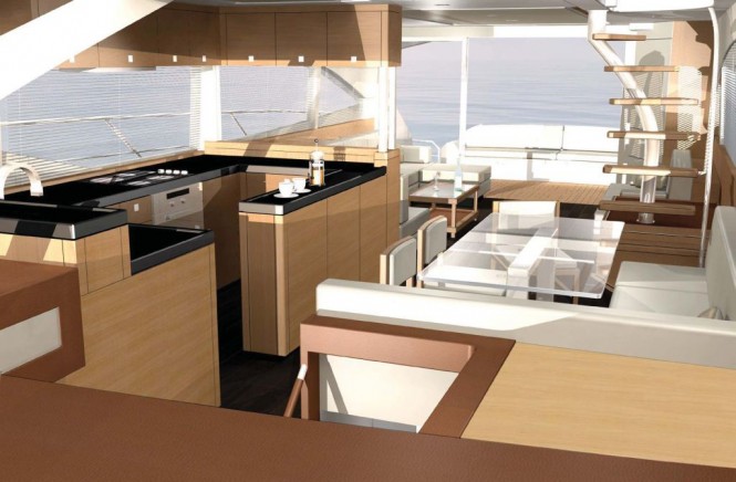 Johnson 65 motor yacht interior from Dixon Yacht Design Johnson 65 motor yacht interior from Dixon Yacht Design