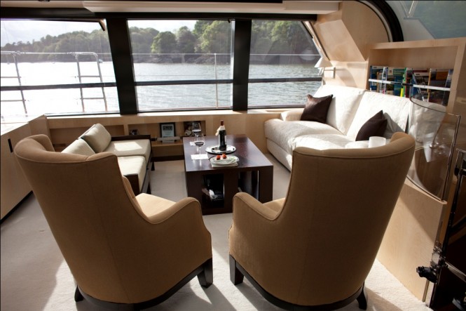 Large windows on Sailing yacht Akalam by Pendennis - Photo Credit Mark Lloyd Large windows on Sailing yacht Akalam by Pendennis - Photo Credit Mark Lloyd