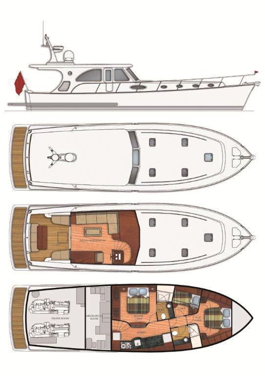 NEW 61 Bahama Bay motor yacht by Vicem Yachts