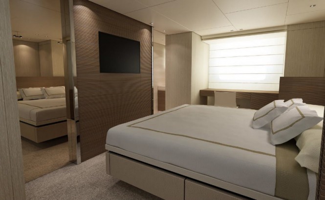 Lovely and comfortable cabins on board the SL94 Superyacht Lovely and comfortable cabins on board the SL94 Superyacht