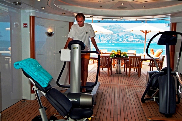 Lurssen built Oasis Yacht - Gym Lurssen built Oasis Yacht - Gym
