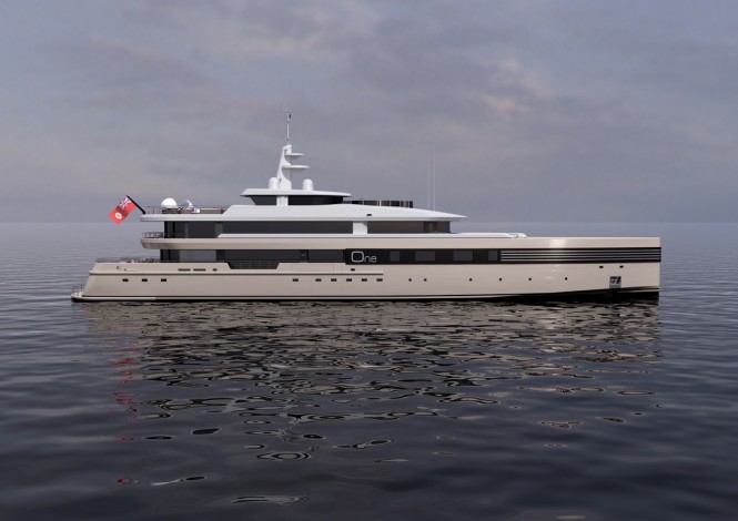 Luxury motor yacht ONE concept by CMN Yachts