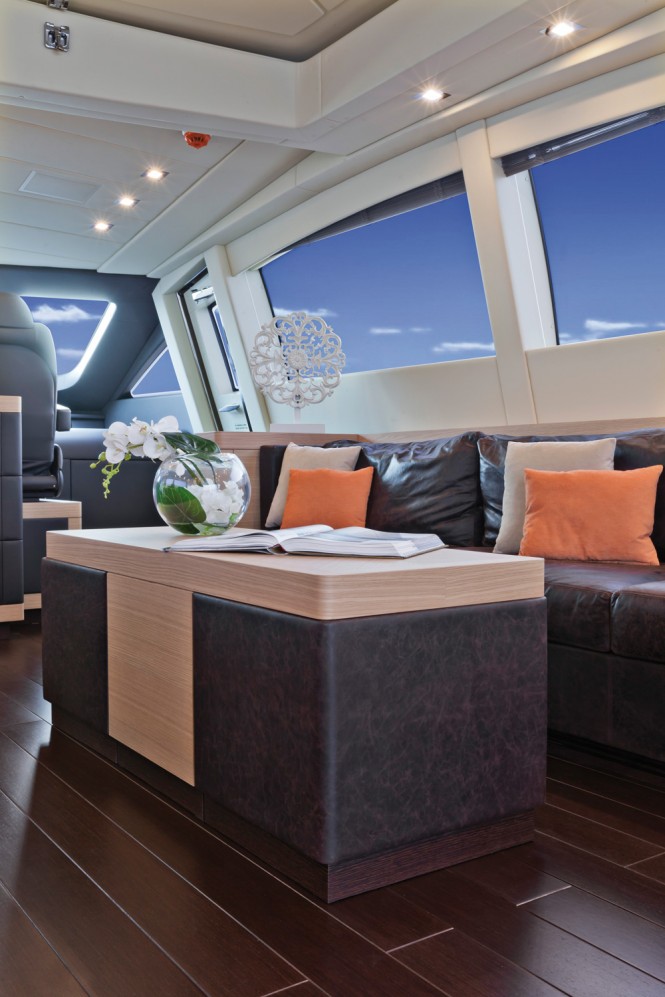 Mangusta 92 Upper Salon - Photo Credit Alberto Cocchi