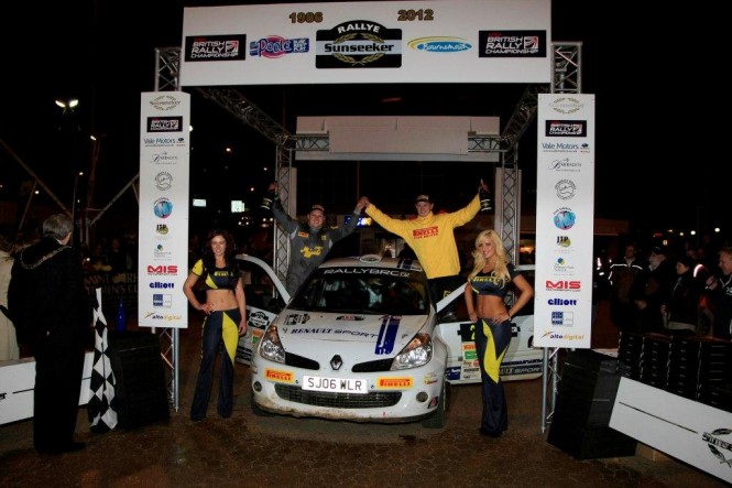 Winners of the Rallye Sunseeker 2012: Mark Donnelly and Dai Roberts