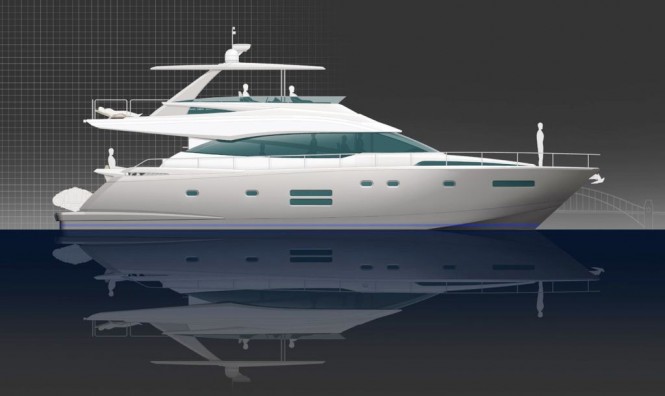 New Johnson 65 open flybridge motor yacht from Dixon Yacht Design New Johnson 65 open flybridge motor yacht from Dixon Yacht Design