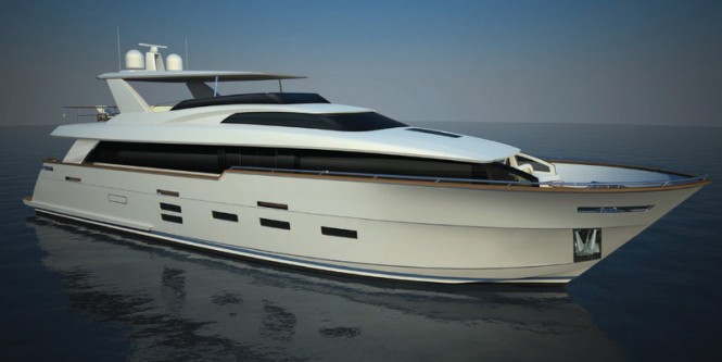 New motor yacht 95 Raised Pilothouse by Hatteras Yachts to be unveiled in Summer 2013