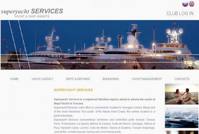 New website released by the Superyacht Services Yacht & Ship Agents
