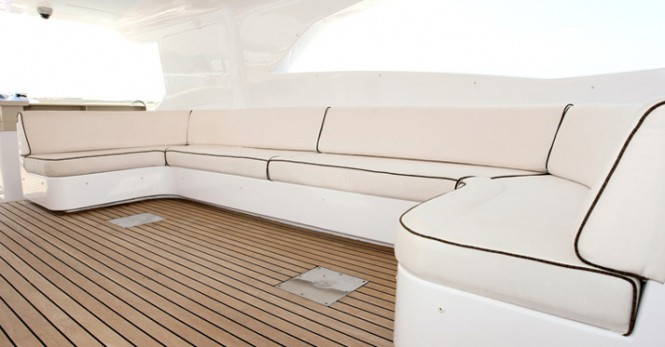 On board the luxury yacht Majesty 121 On board the luxury yacht Majesty 121