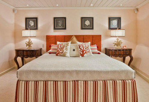 One of the lovely cabins on board the super yacht Polar Star by Lurssen One of the lovely cabins on board the super yacht Polar Star by Lurssen