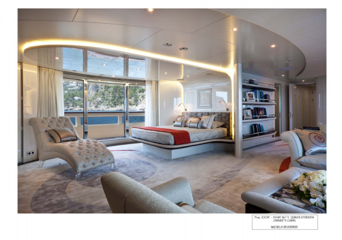 Owner's Suite - Luxury charter yacht Quinta Essentia Owner's Suite - Luxury charter yacht Quinta Essentia