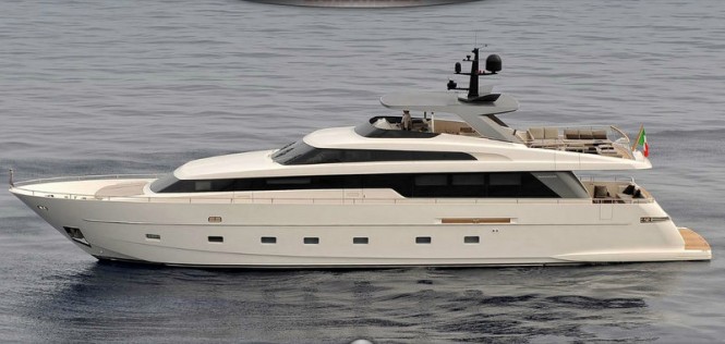 Americas Premiere of the new Sanlorenzo 28.60m Super Yacht SL94 at Miami Boat Show 2012