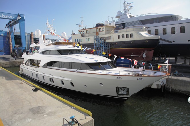 25th Benetti Tradition 105′ motor yacht MIAMAA launched