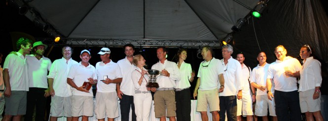 Sailing Yacht SELENE winner of the Swan Caribbean Challenge Trophy