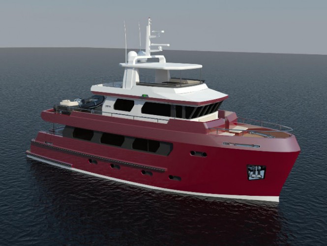 24m explorer motor yacht Bering 24 designed by Sabdes Superyacht Design for Bering Yachts