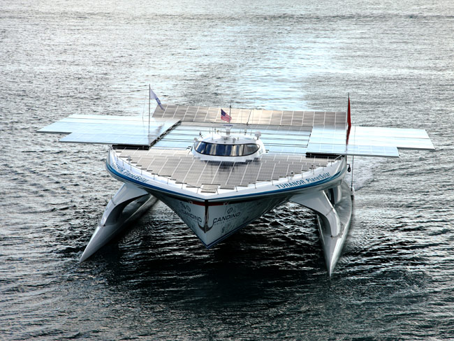 Yello in partnership with the 35m catamaran yacht MS Tûranor PlanetSolar