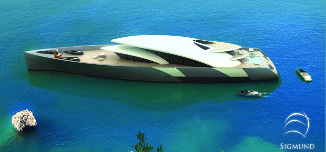 98m Motor Yacht Concept by Sigmund Yacht Design