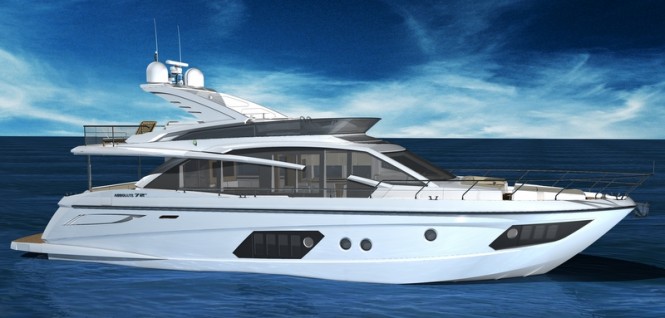 New motor yacht Absolute 72 Fly by Absolute Yachts due to be launched in Spring 2012