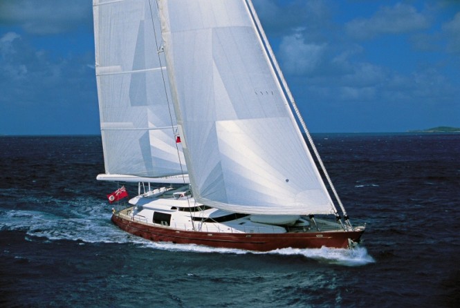 Alloy 48.5m charter yacht Georgia – Winner of the first race in 2012 Millennium Cup