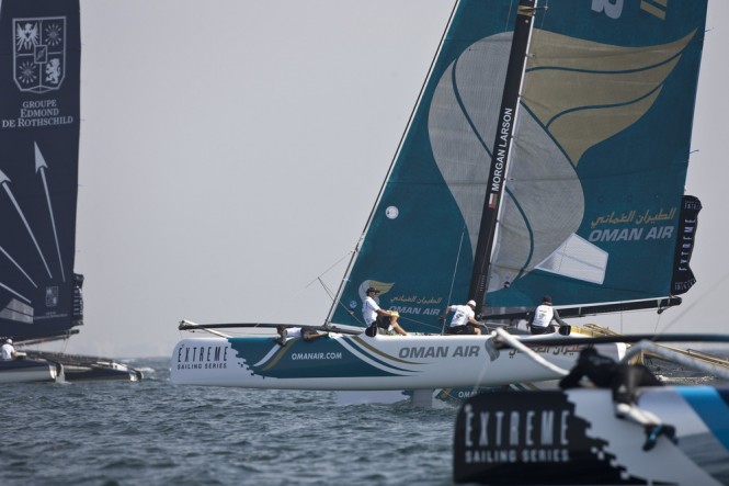 Extreme Sailing Series yacht race successfully started by Extreme 40 Debut Skipper Morgan Larson
