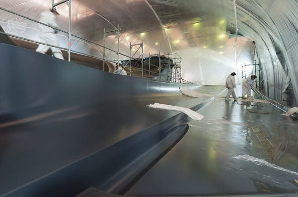 Works in progress on the 60 Sunreef Power yacht and the Sunreef 82 Double Deck superyacht both with launch date in mid-2012