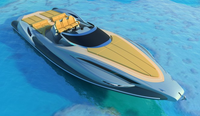13m CAPRI yacht tender by Pannone Architects