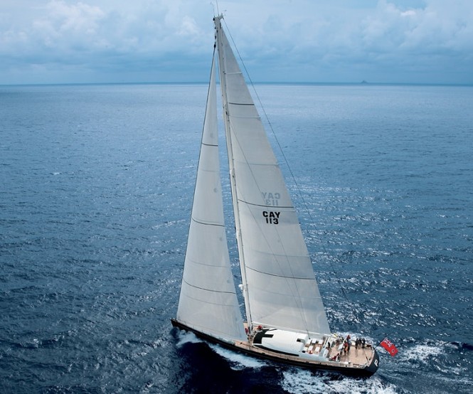 Perini Navi 38m charter yacht P2 comes third at the 2012 Loro Piana Caribbean Superyacht Regatta