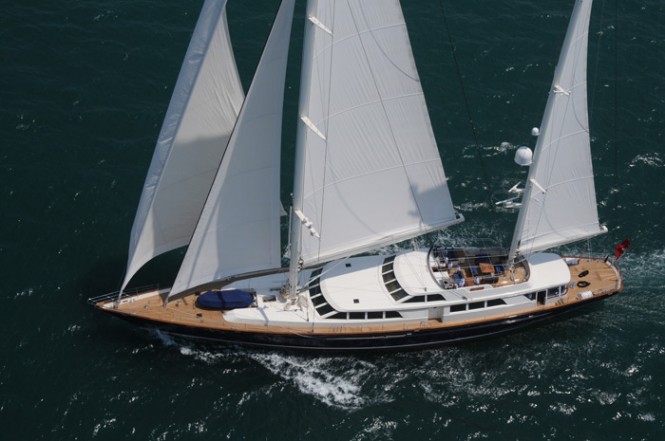 RMK Marine´s New 56m Sailing Yacht Concept based on the 52m Superyacht Nazenin V designed by Sparkman & Stephens