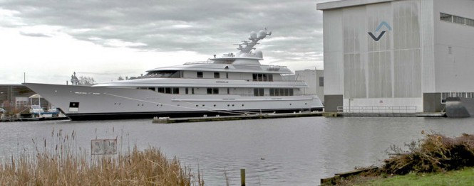 Sea trials for the 67.27m superyacht Drizzle by Feadship