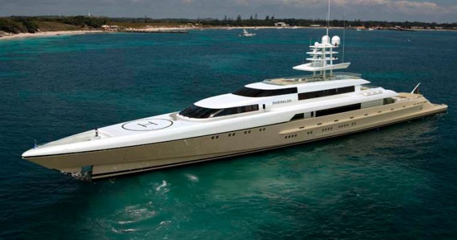Hanseatic Marine launches the 77m megayacht Smeralda designed by Espen Oeino