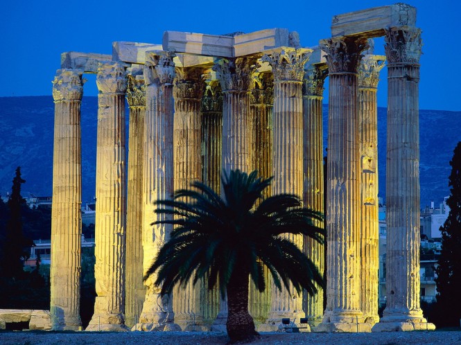Athens - Temple of Olympian Zeus Athens - Temple of Olympian Zeus