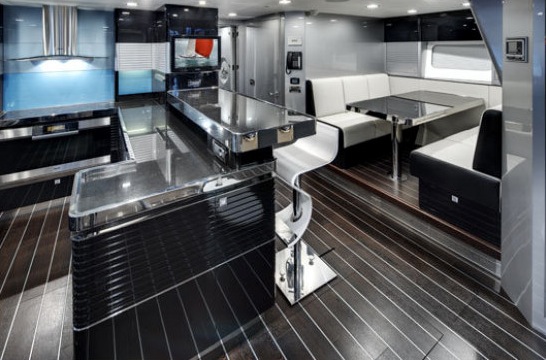 Dubois performance cruising sloop Bliss built by Yachting Developments - Galley Dubois performance cruising sloop Bliss built by Yachting Developments - Galley
