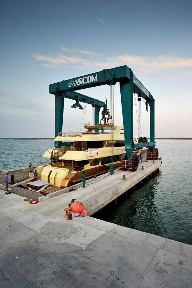 New Launching Bay and Travel Lift for Gulf Craft’s Superyacht Division