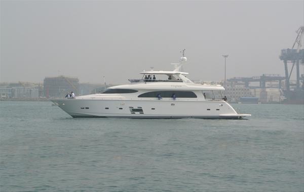 New E84 motor yacht Virginia by Horizon Yachts due to be delivered in March