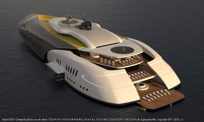 Hybrid 2021 Motor Yacht Concept Hybrid 2021 Motor Yacht Concept