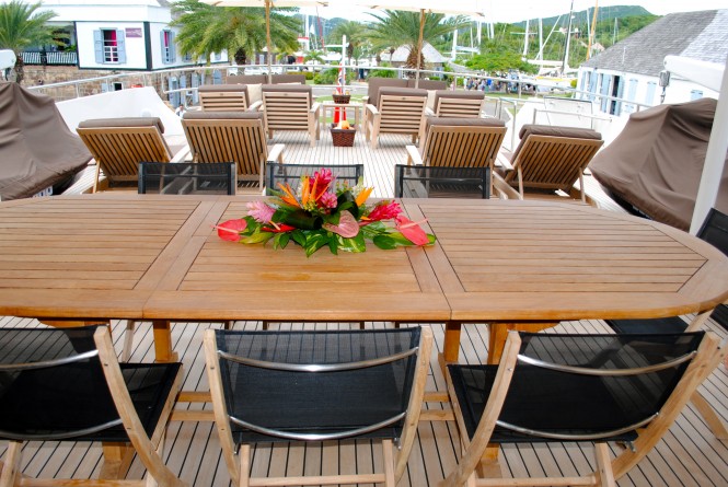 Lionshare superyacht - Aft Flybridge Lionshare superyacht - Aft Flybridge