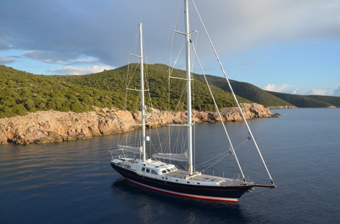 Ron Holland designed 32.4m charter yacht Kestrel 106 to make her debut at Antibes Yacht Show 2012