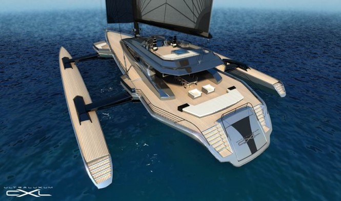 Luxury trimaran sailing yacht Ultraluxum CXL - Silver version Luxury trimaran sailing yacht Ultraluxum CXL - Silver version