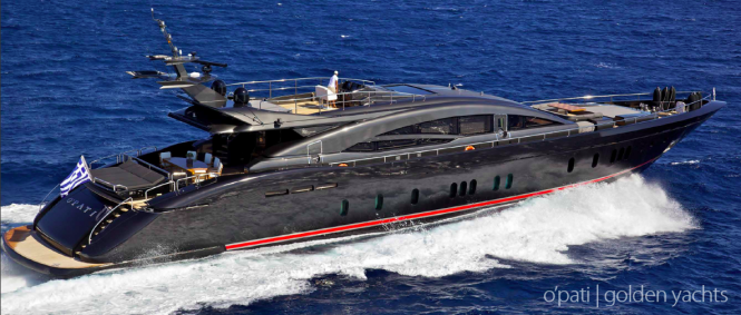 Three wonderful Golden Yachts O’Pati, O’Neiro and O’Rama superyacht available for luxury Mediterranean charter vacations