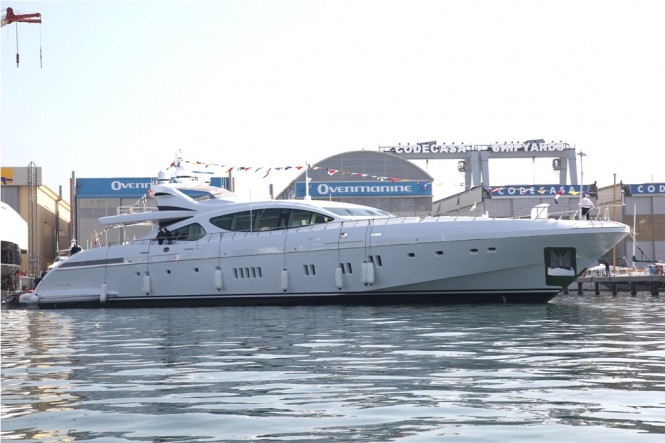 Overmarine’s motor yacht Mangusta 165 – hull 7 launched