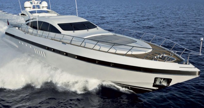 Maxi-Open Mangusta Yachts presented at Boat Shows in Palm Beach and Moscow