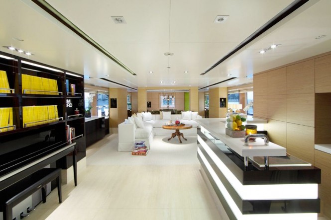 Motor Yacht Told u So - Main Saloon by Molori Design Motor Yacht Told u So - Main Saloon by Molori Design