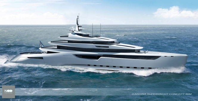 96m Motor Yacht GARDINIA concept by Emre Yildirim of NOD Design