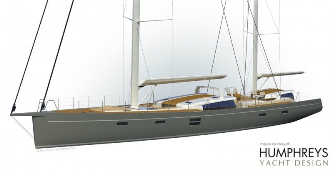 New Rhoades Young and Rob Humphreys designed 100´ Sailing Yacht Concept