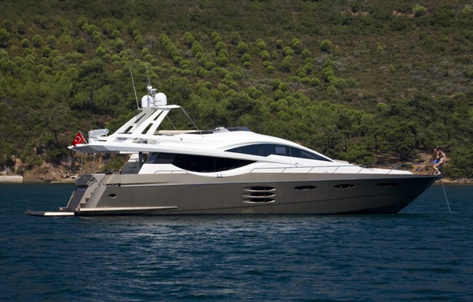 Numarine 24m motor yacht 78´ Fly presented at Miami and Istanbul Boat Shows