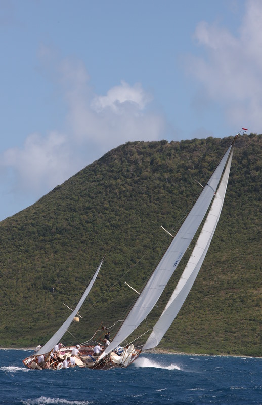 1930 sailing yacht Dorade wins class at St Maarten Heineken Regatta